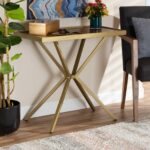 كونسول بتصميم عصري من ستيل وخشب MDF Console.70
