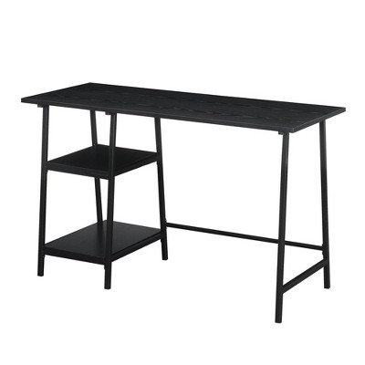 مكتب Desk.1 هيكل ستيل مع سطح خشب MDF، دهان إليكتروستاتيك