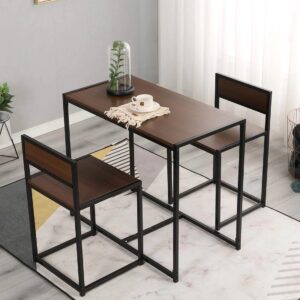 ترابيزة طعام ستيل بسطح MDF 90×50×75 سم Dining.8