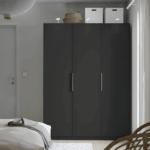 150cm MDF Display Wardrobe with Shelves ANT398