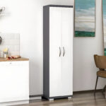 Storage Unit With One Door and Four Shelves 50 Cm Width