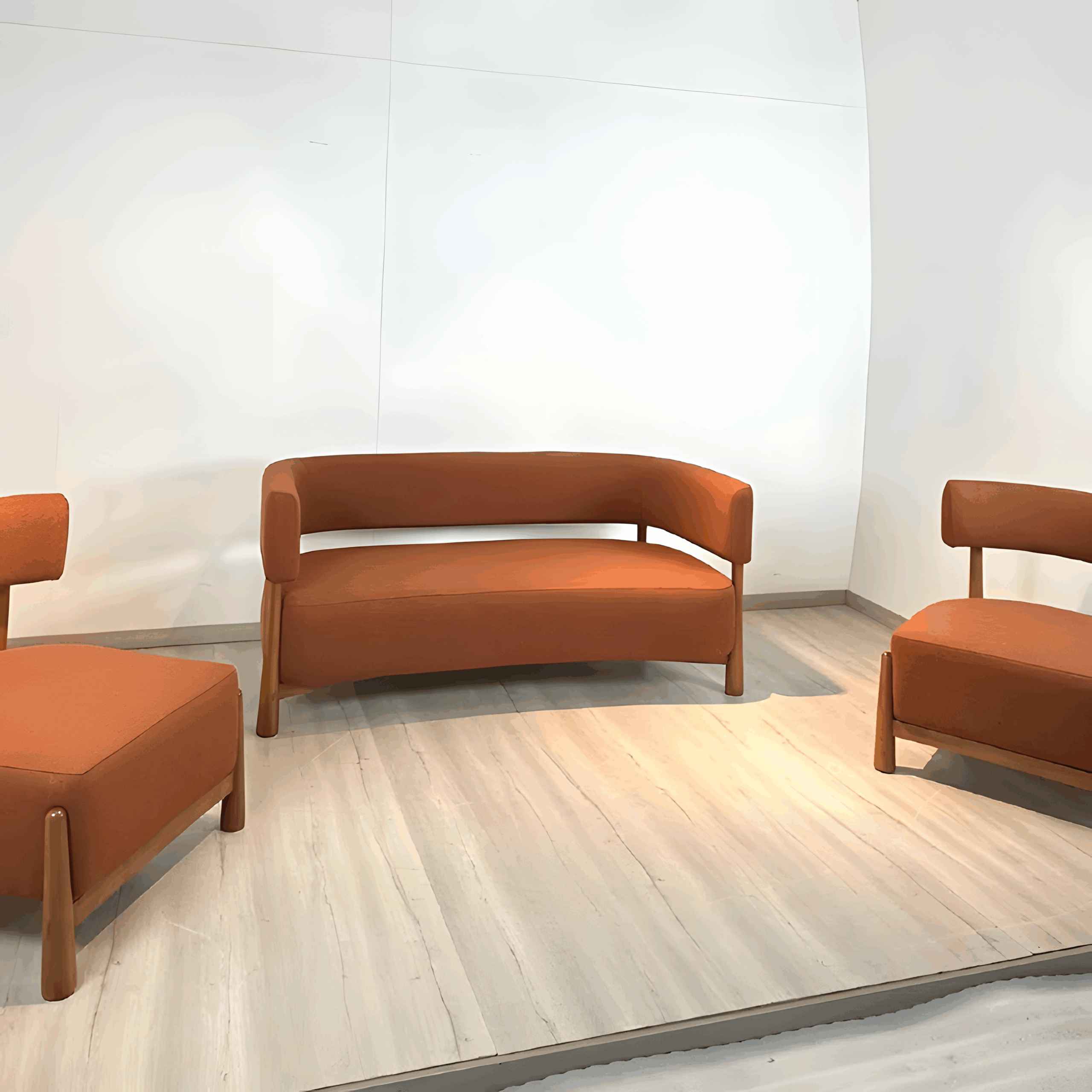 انترية بوليفار خشب زان أحمر وقماش مستورد عالي الجودة