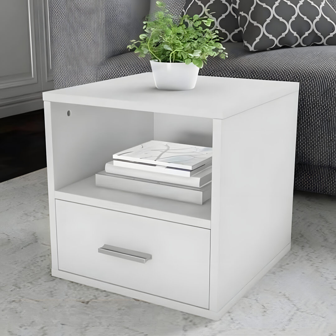 كمود-40-سم-بدرج-خشب-mdf-تشطيب-hpl-أبيض-ant1132