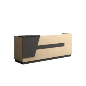 كاونتر اسود وبني MDF عرض 200 سم مستورد بطبقة HPL  ant.0095
