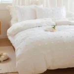 Forbed Duvet Dots 240\240 Cm cotton  3 Pieces ( Duvet +2 pillow case 50\70 )