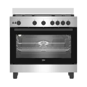 اشتري الان بوتاجاز غاز بيكو 90 سم 5 شعلة أمان كامل بمروحة أسود BGGR11125GB (9152131014)