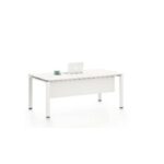 مكتب شاسيه معدني هورايزون بقرصة MDF إسباني 120×60 سم