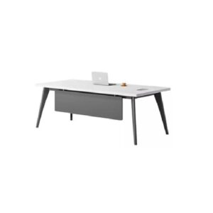 مكتب شاسيه معدني RICH بقرصة MDF إسباني 120×60 سم
