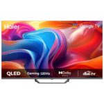 تلفزيون هاير سمارت 65 بوصة بدقة 4K UHD مع ريسيفر مدمج أسود H65S80FUX