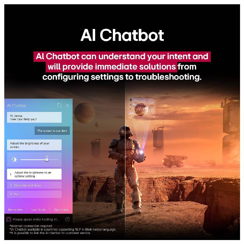 تلفزيون ال جي 55 بوصة QNED سمارت 4K موديل 55QNED70A6A مع ريموت ماجيك