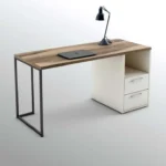 مكتب بايز لاين مزود بدرجين للتخزين عرض 120 × ارتفاع 80 × عمق 60 سم