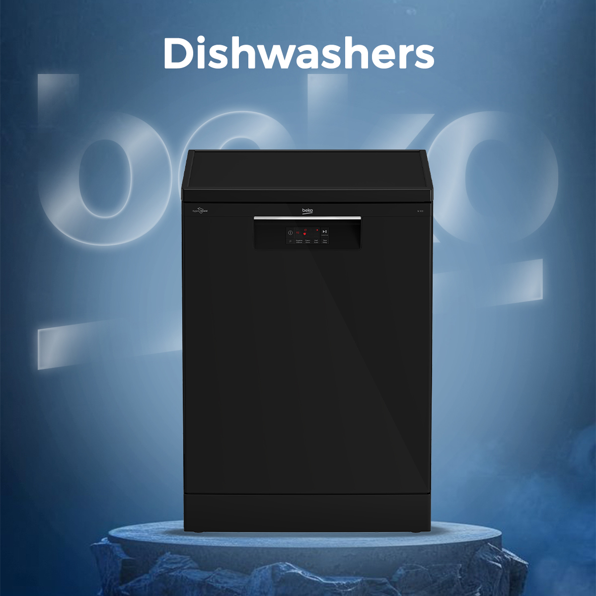 Beko freestanding dishwasher with multiple washing programs