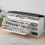 Mag Shoe Cabinet Flip with Bench Width 80 cm Height 50 cm Depth 40 cm