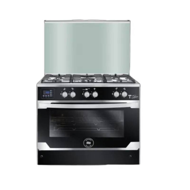 اشتري الان بوتاجاز يونيون اير T سيجنتشر 5شعلات 60×90 سم أسود، C69SS-GC-447-ITSF-2W-TS-AL.