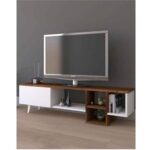 وحدة تخزين تحتوي على ضلفتين و3 أرفف ودرج واحد بطلاء HPL – الموديل ANT1070