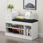 جزامة تحتوي على رفّين ودرج بتصميم مبطن - 80 سم ‏ant1105