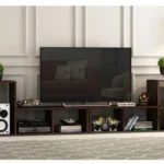 وحدة تليفزيون بني غامق عرض 200 سم ant1079