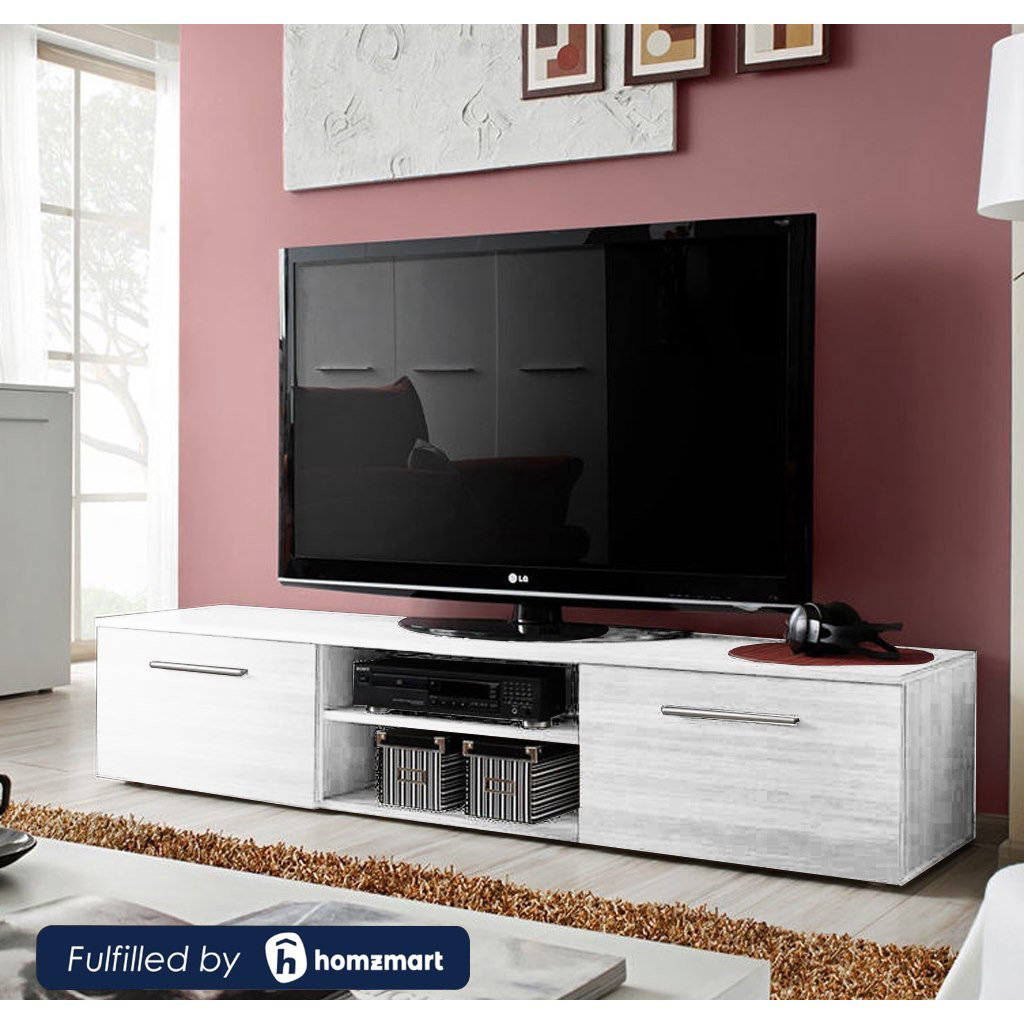 وحدة تلفزيون ببابين ورف - عرض 160 سم ant1113