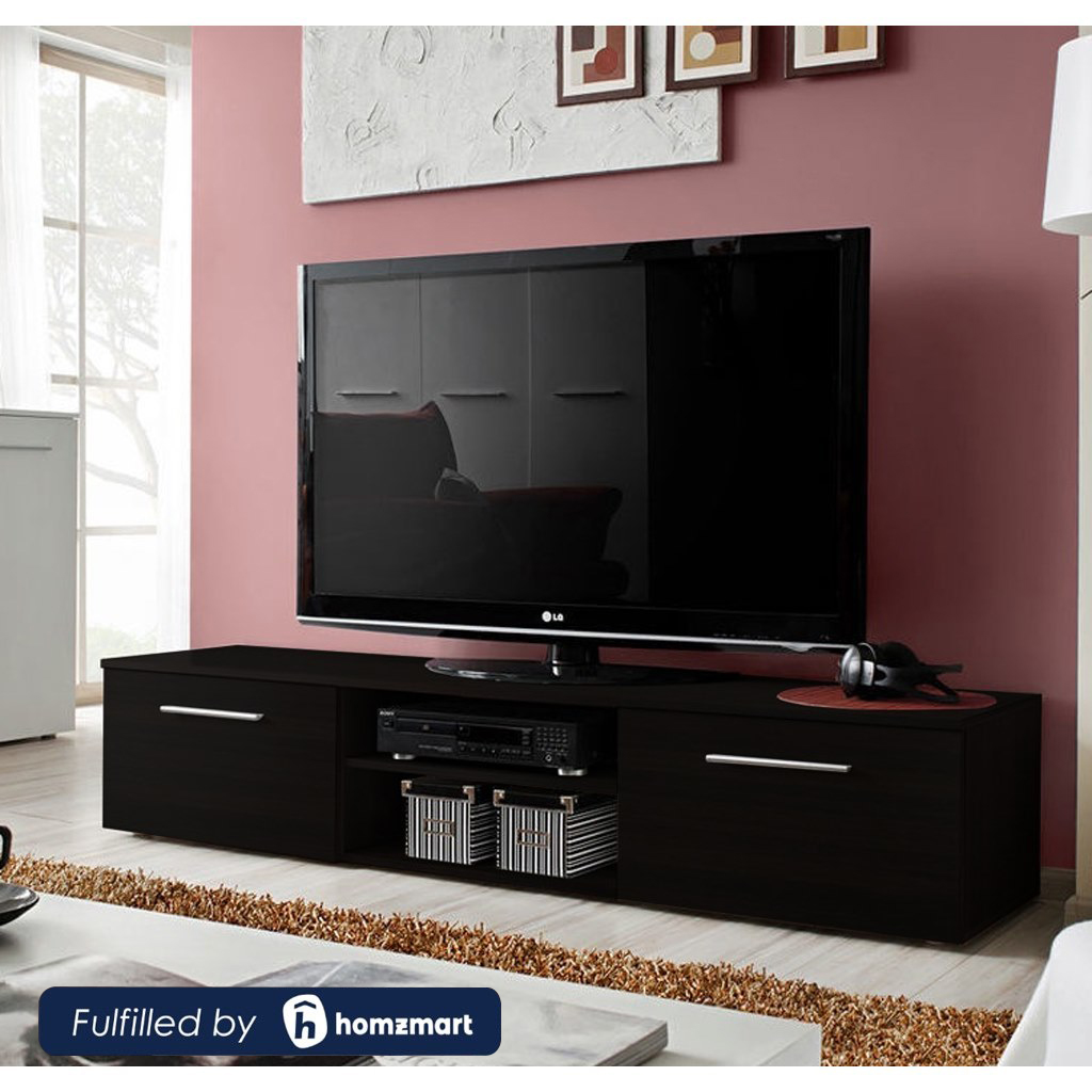 وحدة تلفزيون ببابين ورف واحد - عرض 160 سم ant1112