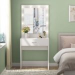 Dressing Table 90 Cm White With Drawer ant1148