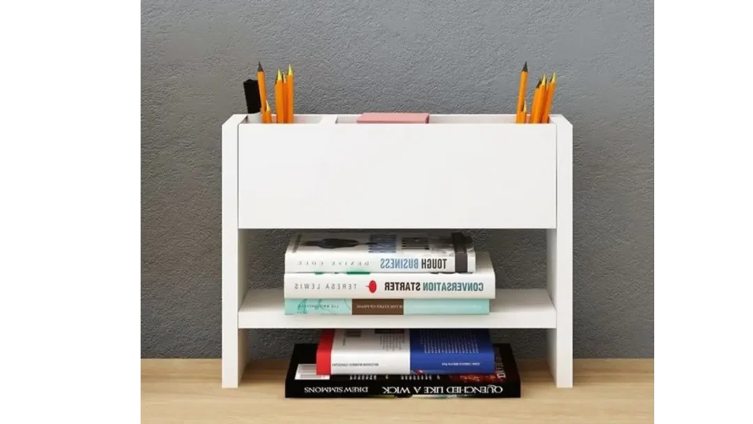 وحدة أرفف بتصميم مدمج باللون الأبيض بمقاس 40×12×30 سم SHL-40W