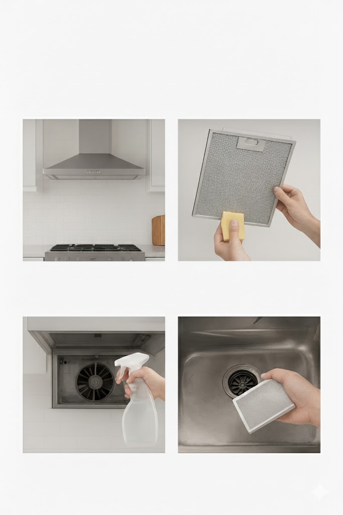 تعرف علي 🧽 طريقة تنظيف شفاط المطبخ بالصور خطوة بخطوة من غير تعب