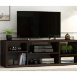 TV Unit Dark Brown with 3 Shelves – 140 cm Width – ANT1080