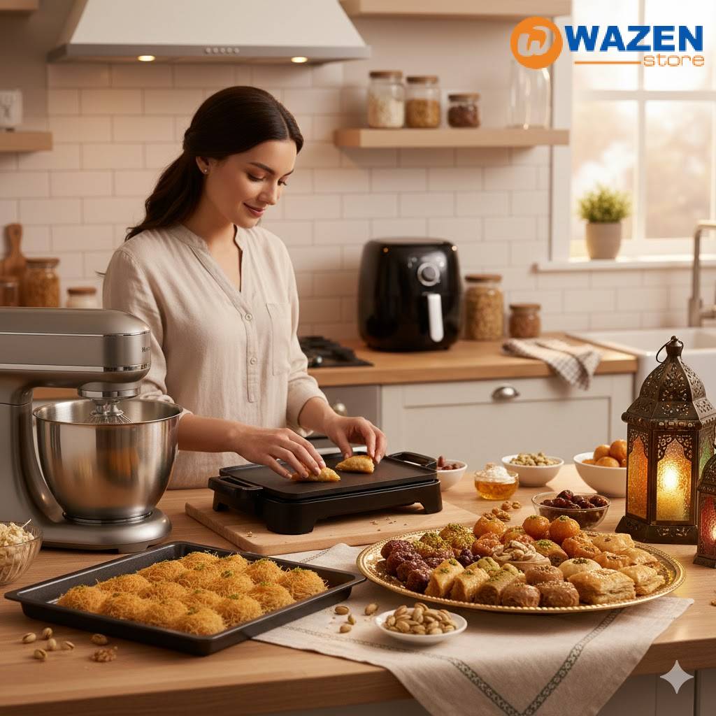 7 من أشهر حلويات رمضان تقدر تعمليها بسهولة باستخدام الأجهزة الكهربائية وتوفري وقتك