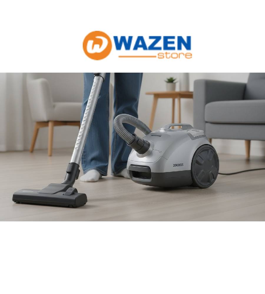 مكنسة تورنيدو 2000 وات | قوة شفط عالية وتنضيف سهل للبيت